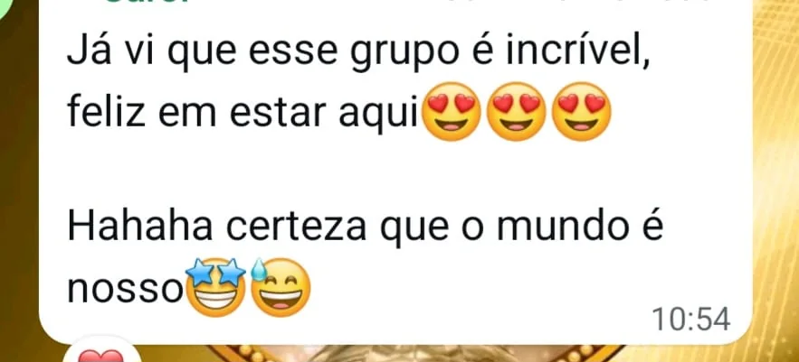 Depoimento positivo sobre a comunidade A Liga