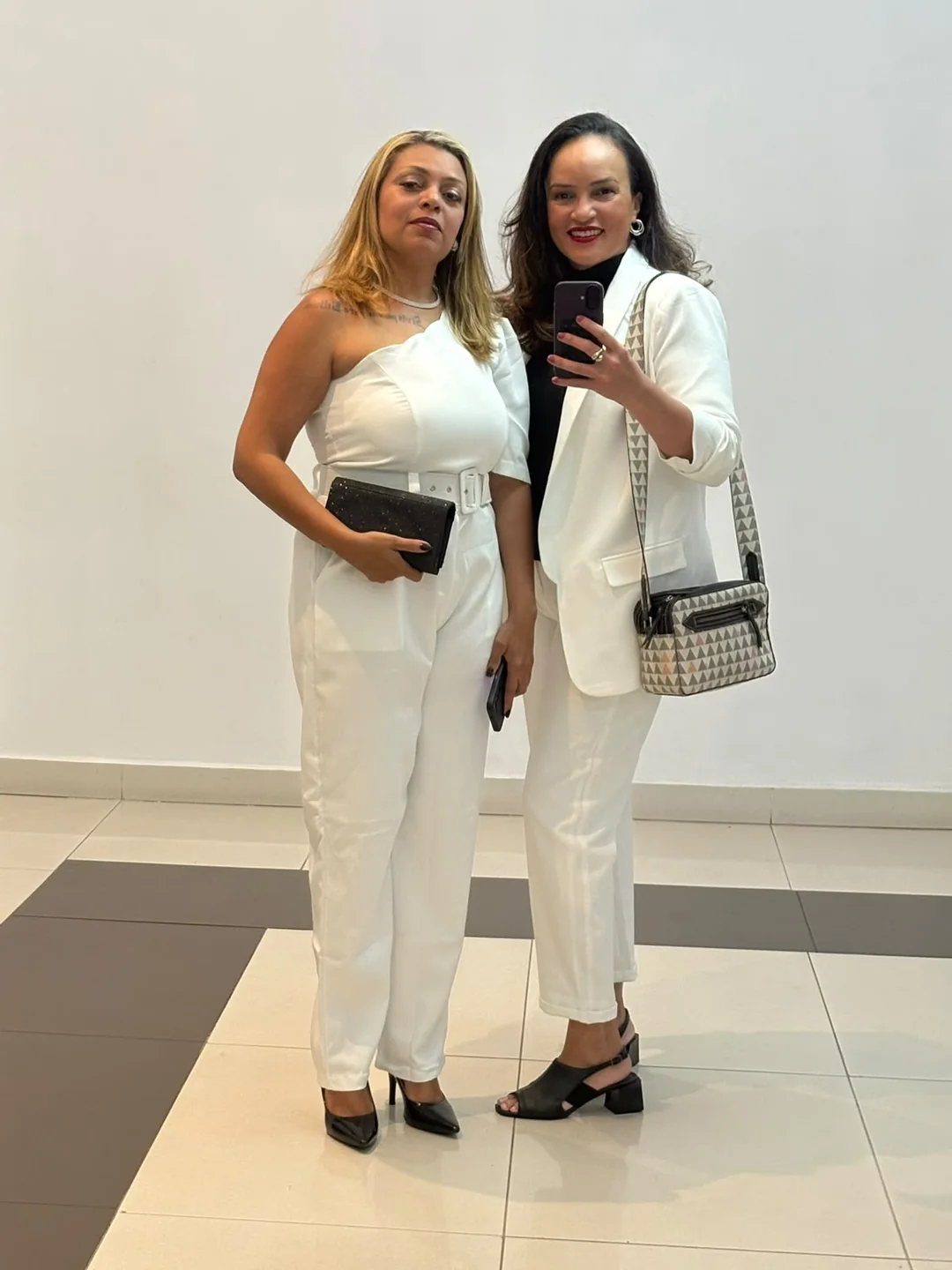 Andrea Valverde e Telma Gimenez, organizadoras d'A Liga